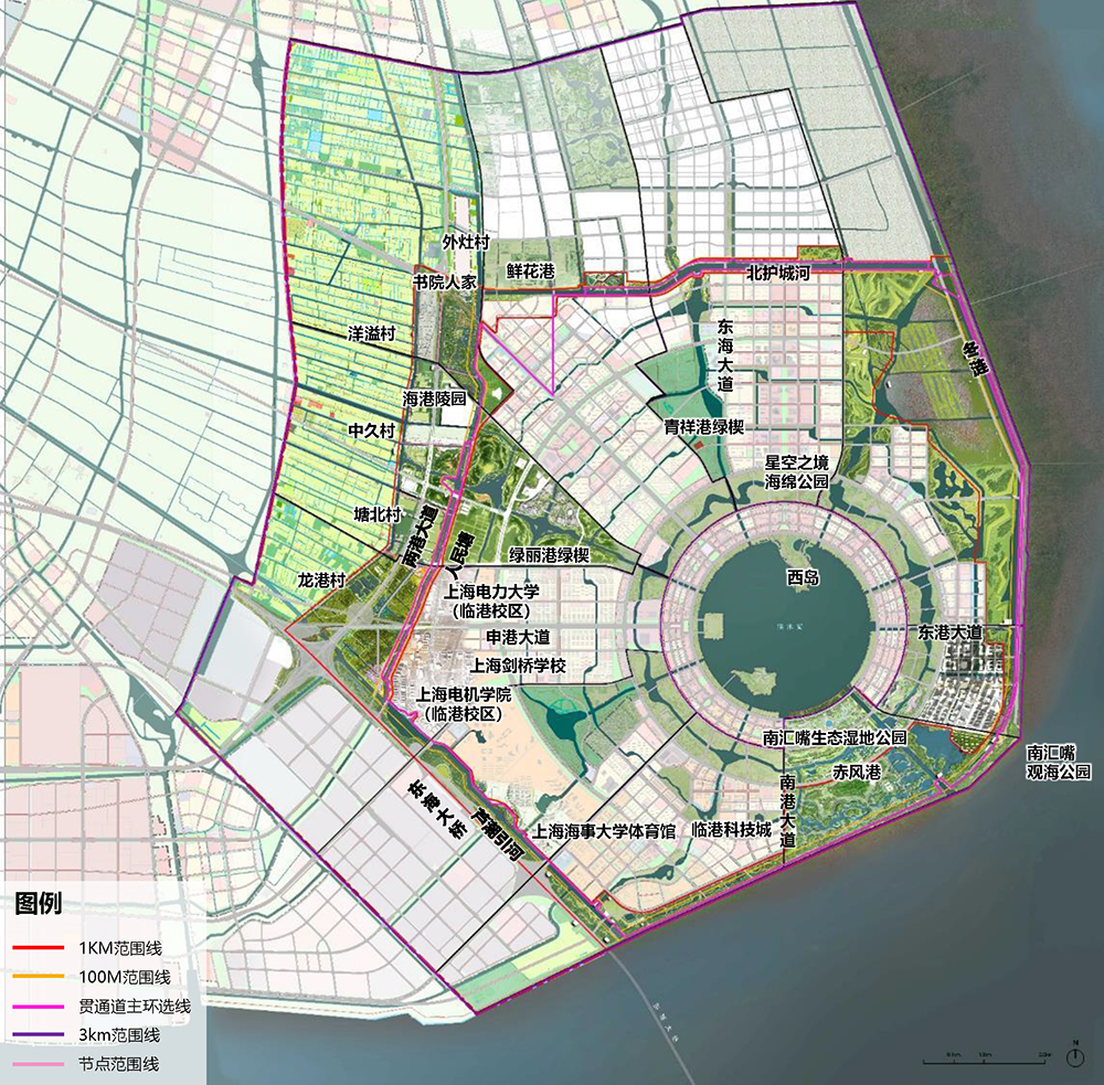 南汇新城绿环总平面图