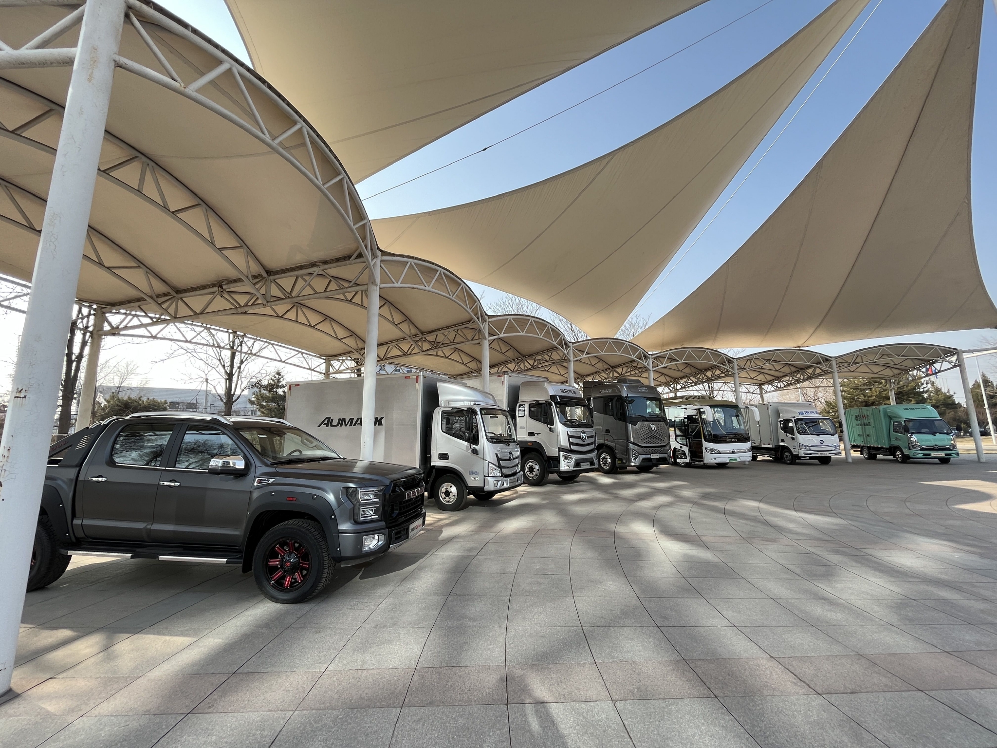 福田汽车。  新京报记者 徐美慧 摄