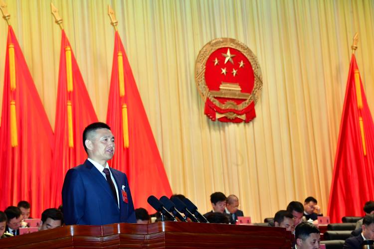 九龙坡区区长李顺作政府工作报告