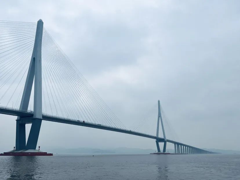 象山港大桥(记者 周科娜/摄)