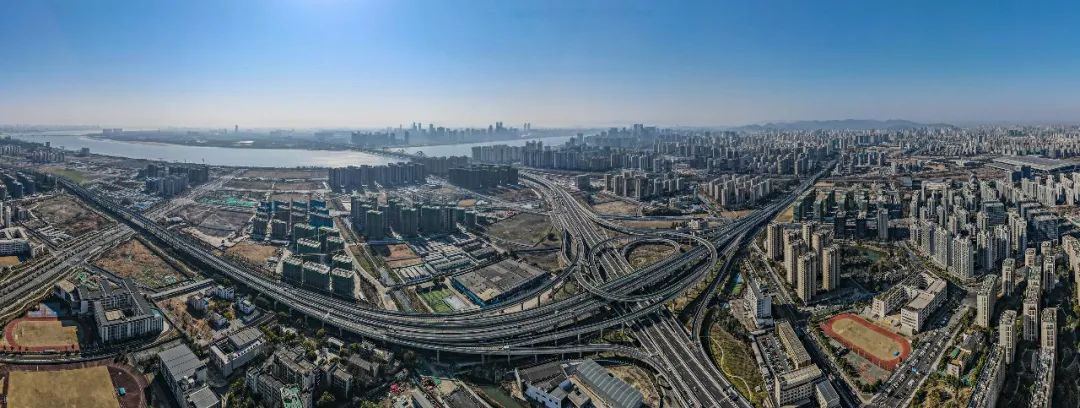 彭埠互通鸟瞰 张之冰 摄