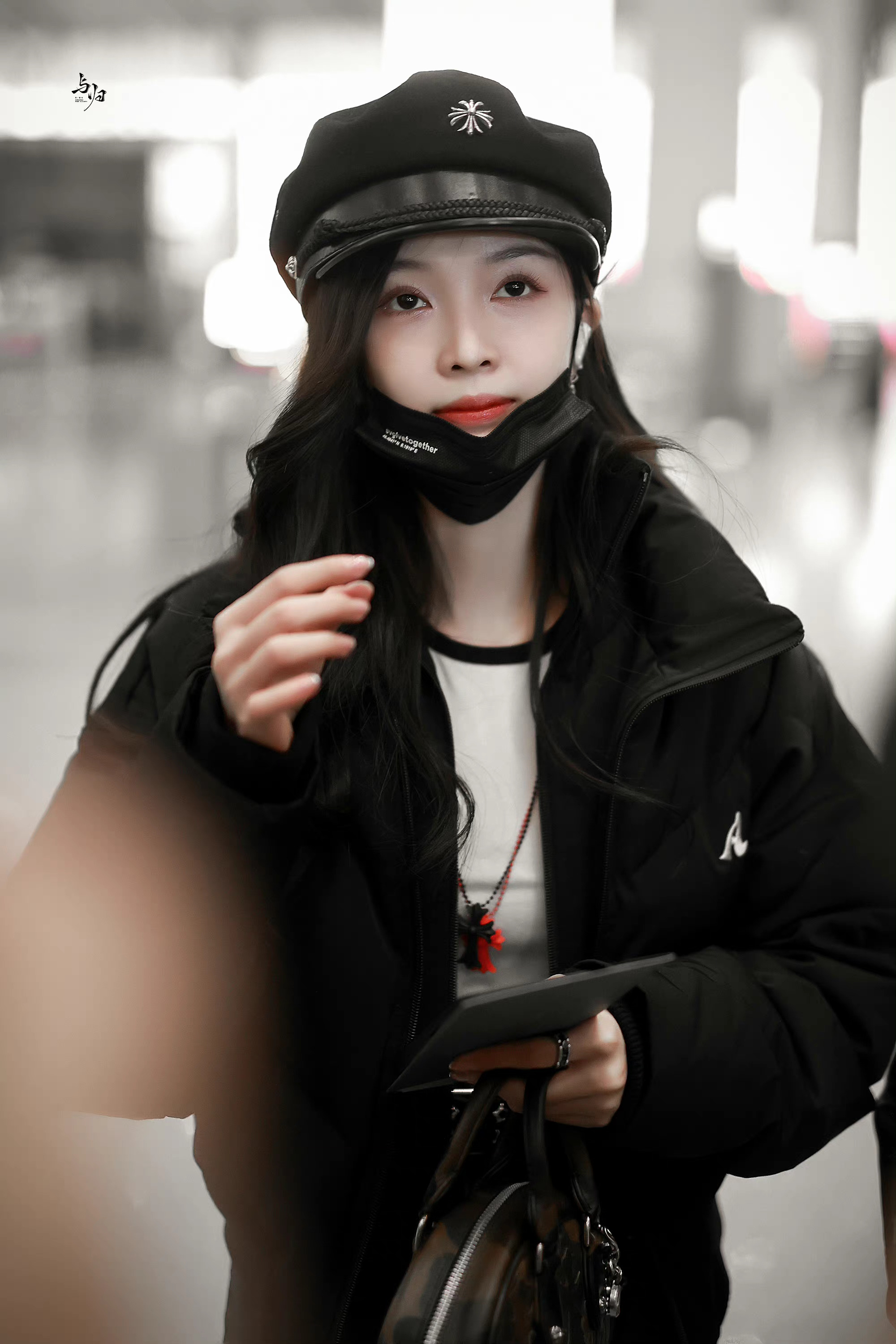 吴宣仪机场饭拍 今日份漂亮宣仪,贝雷帽造型好米|吴宣仪|贝雷帽|造型