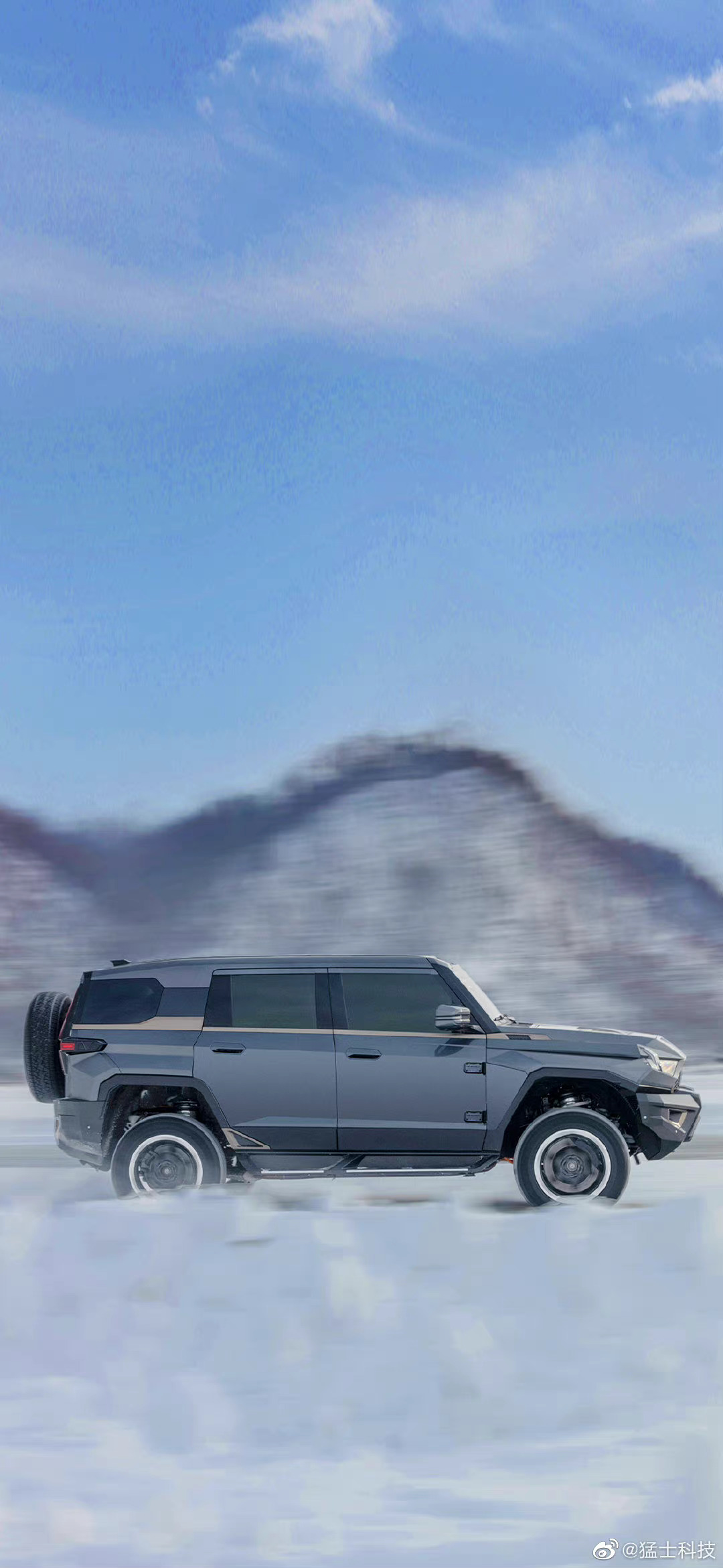 猛士那个新能源越野车最新的套图