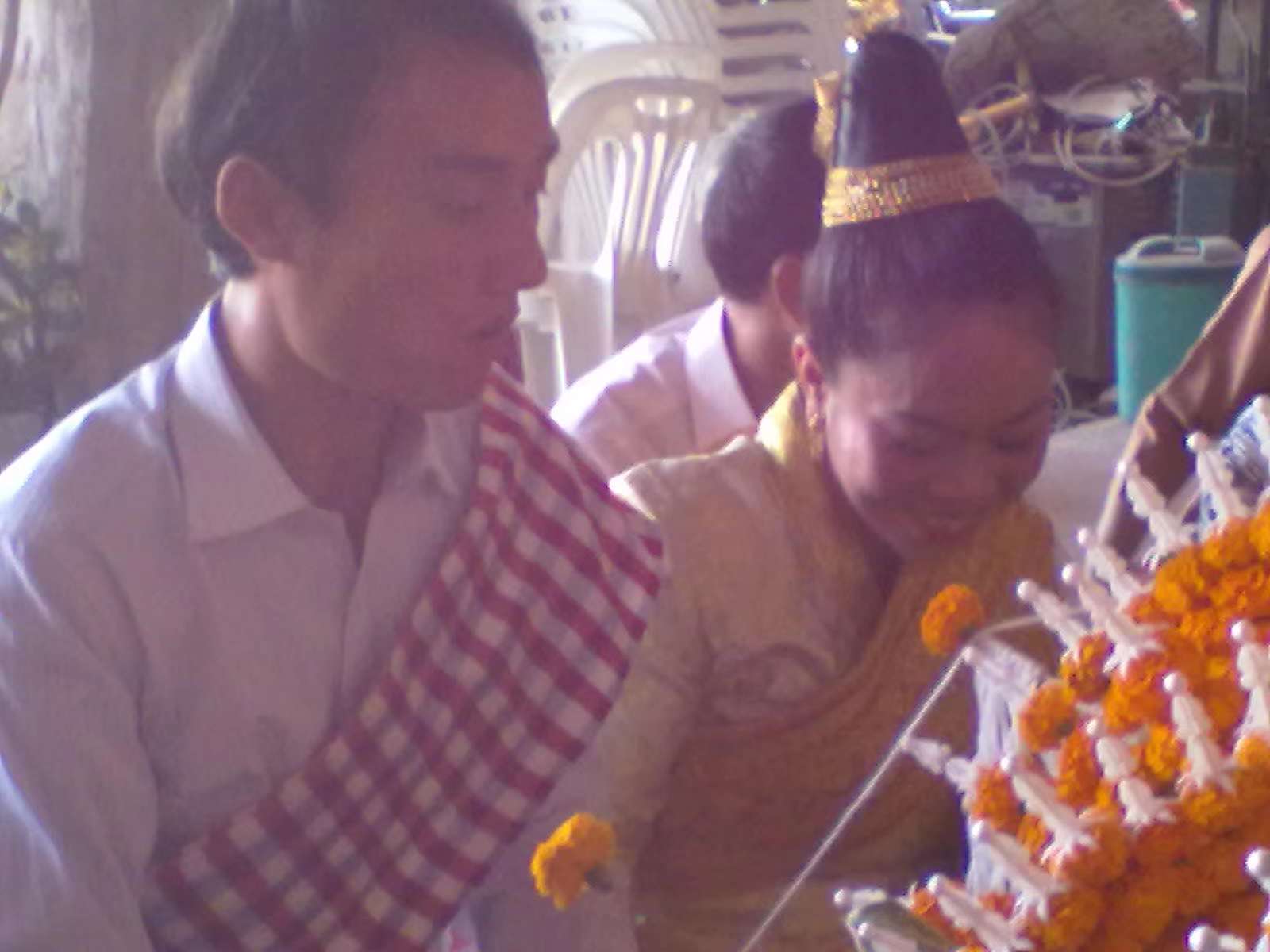2012年，胡盛和阿敏的婚礼现场。