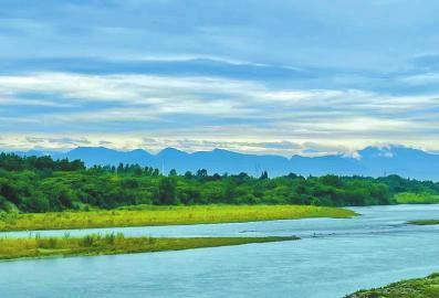 温江金马河河滩场景(张志强/摄)