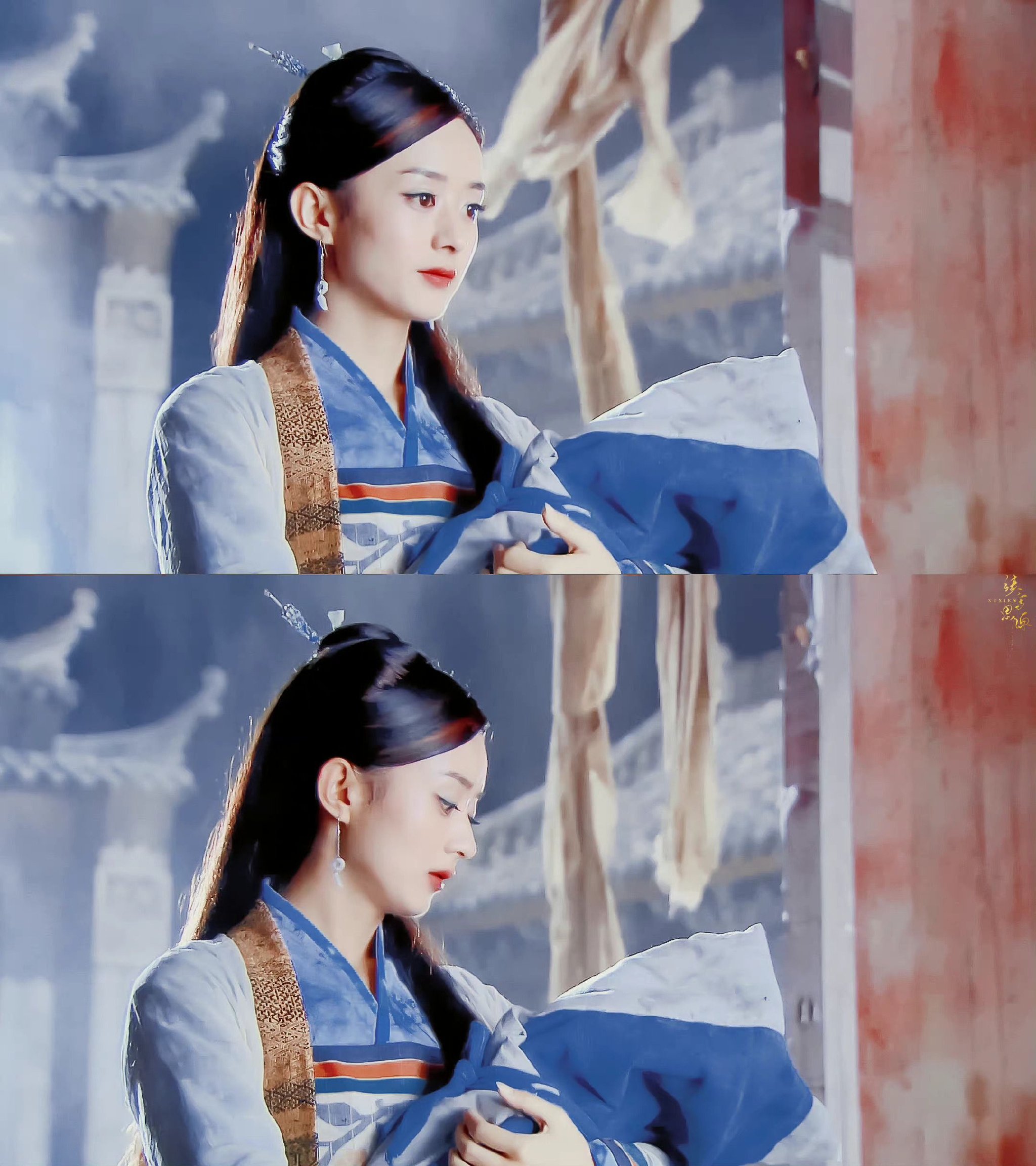 赵丽颖 | 《神雕侠侣》穆念慈 早期的丽宝真是水水嫩嫩……|丽宝|穆