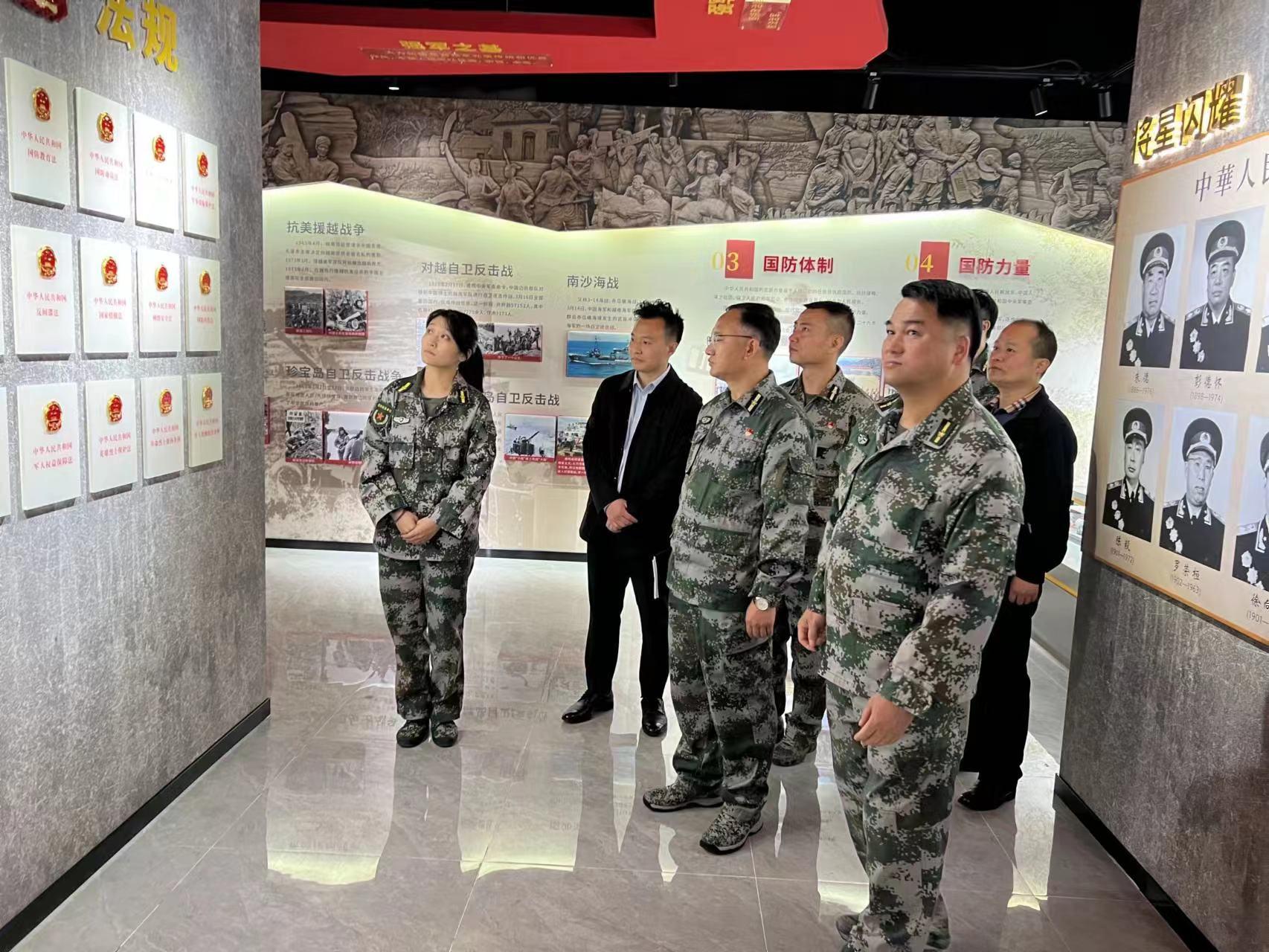 深圳宝安区基层武装部参观学习规范化建设经验