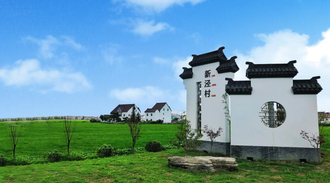 上海市金山区朱泾镇新泾村成功创建上海市乡村振兴示范村.