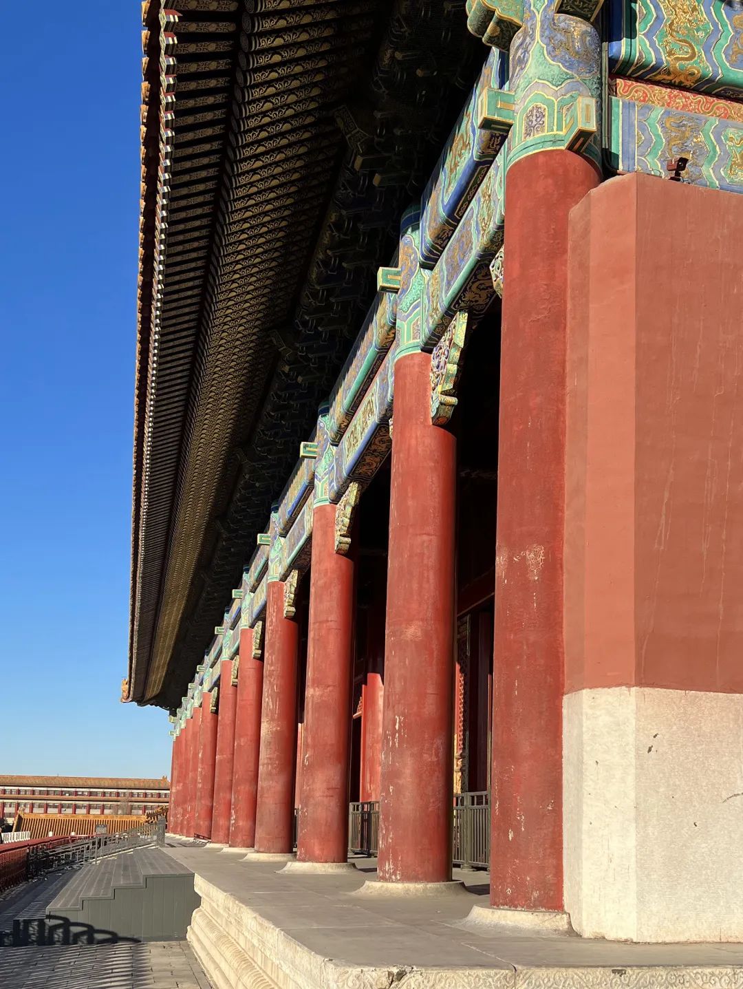 太和殿檐柱侧脚