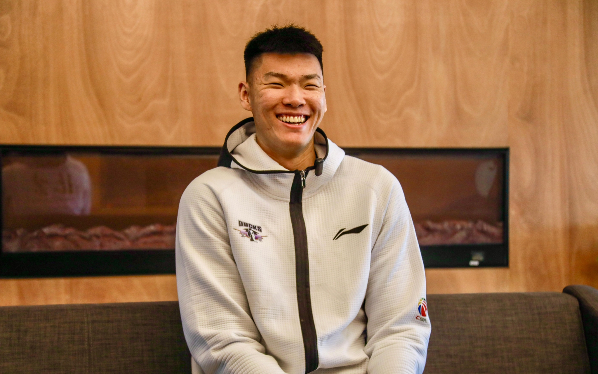 即将回到主场,范子铭对此很期待.&nbsp; 图/北京首钢篮球俱乐部