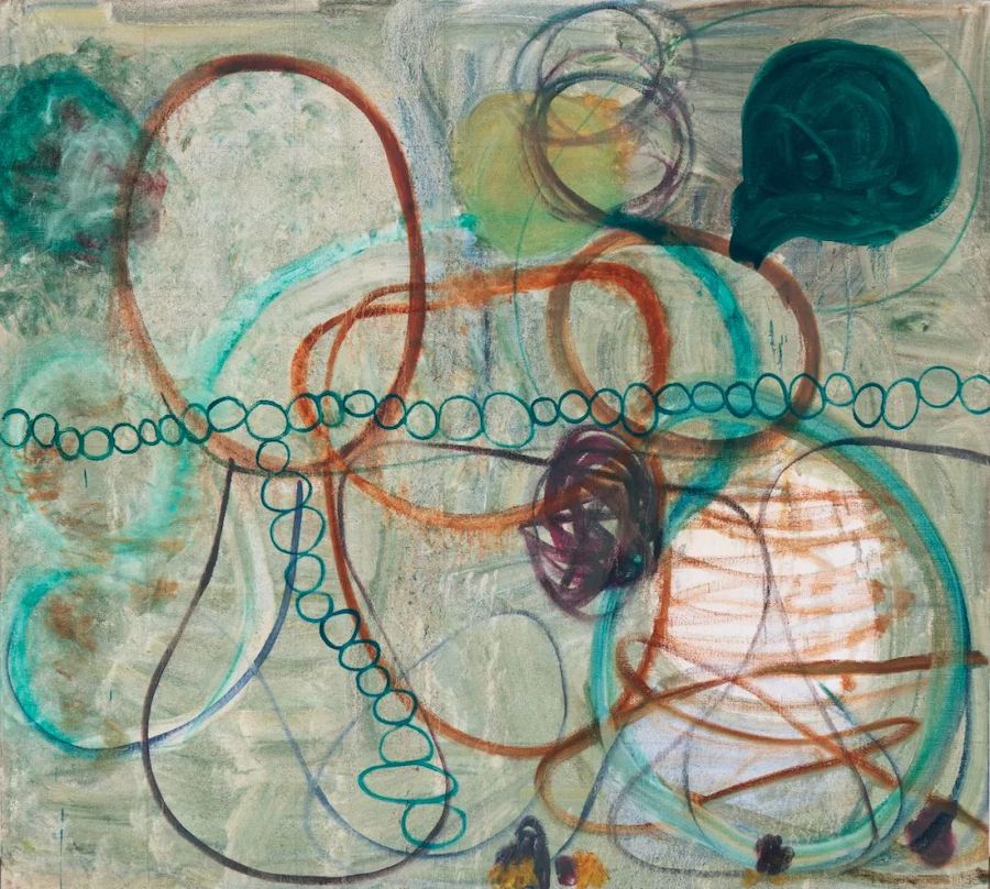 《沉默的人》,张恩利,布面油画,2022