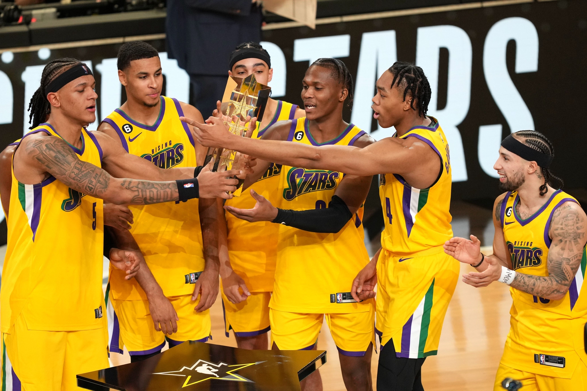 篮球——nba全明星新秀赛:加索尔队夺冠|保罗·加索尔|nba全明星|篮球
