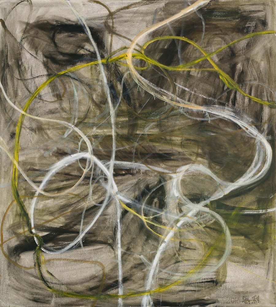 《弯曲》&nbsp;,张恩利,布面油画,2016&nbsp;和美术馆藏&nbsp