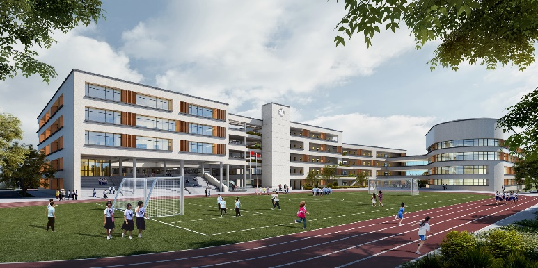 陈家坪小学扩建项目效果图.九龙坡区发展改革委供图