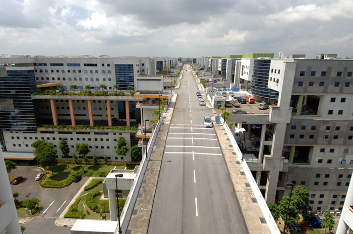 图:兀兰飞腾顶层高架