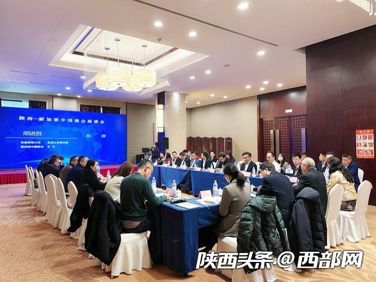 陕西—新加坡中国商会座谈会在西安举行。