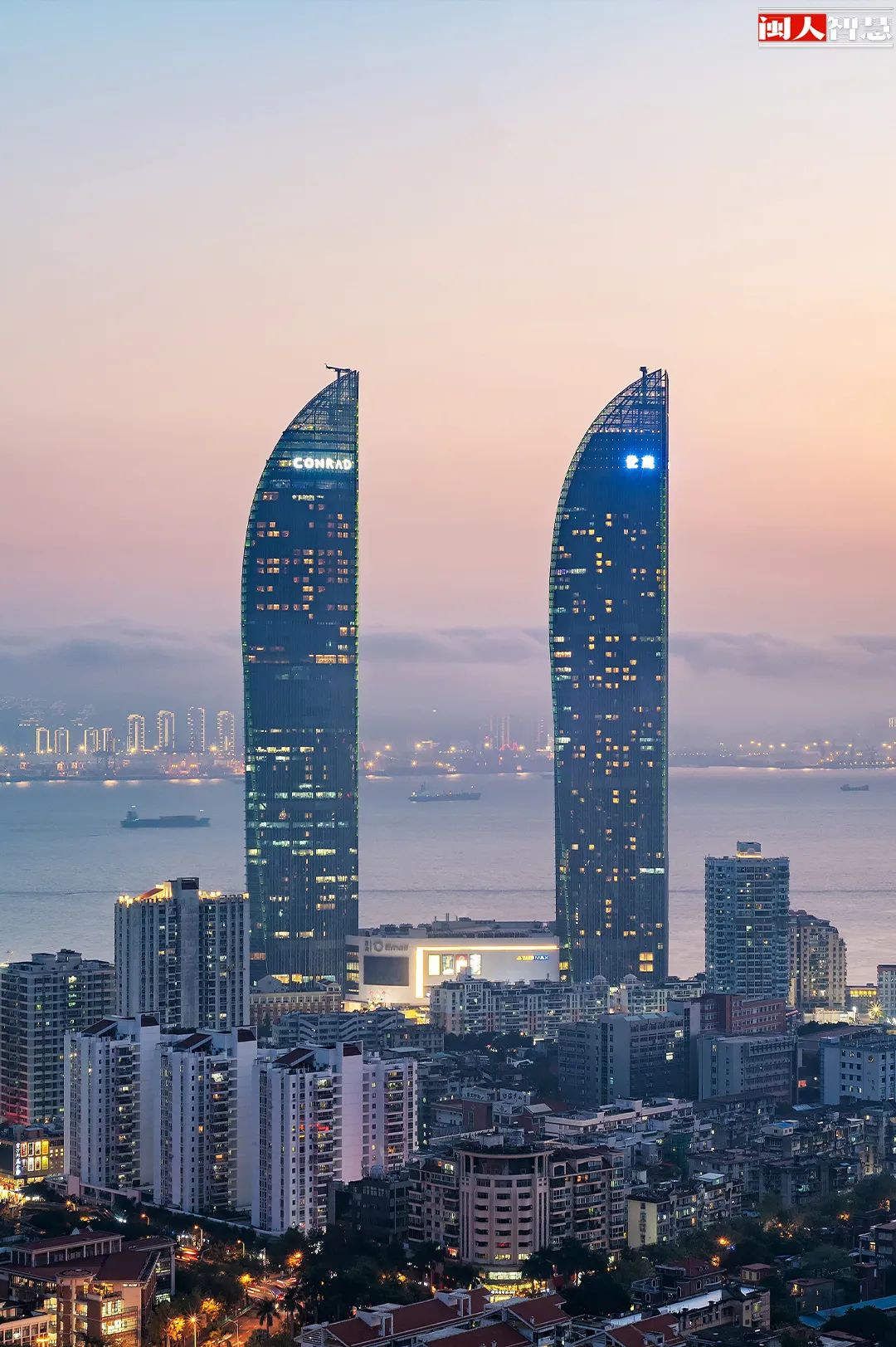 图:厦门世贸双子塔 / 来源网络