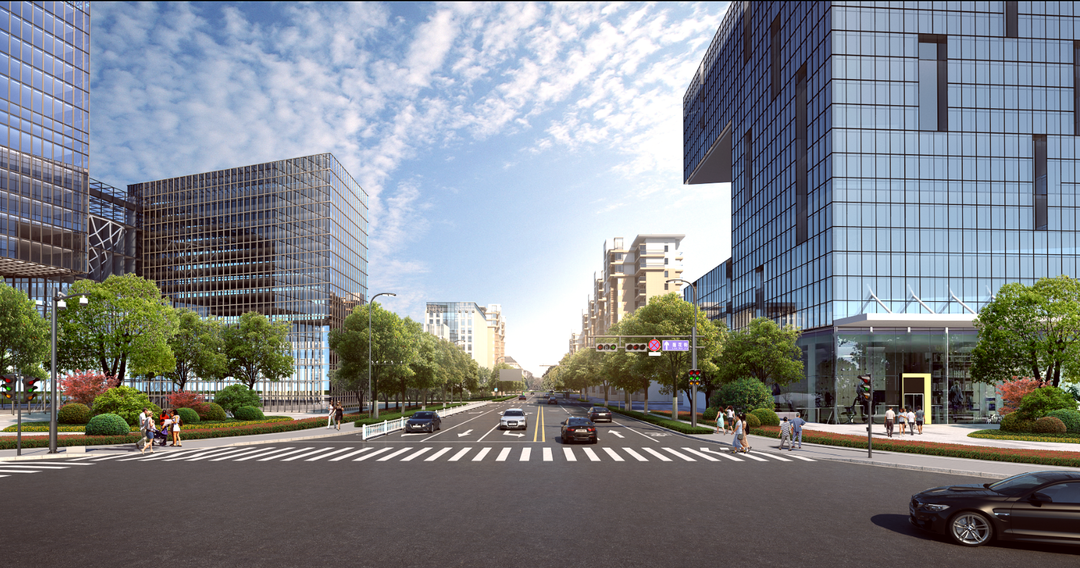 莲花街效果图(征求意见稿)工程内容包括道路病害修复,沥青面层重新