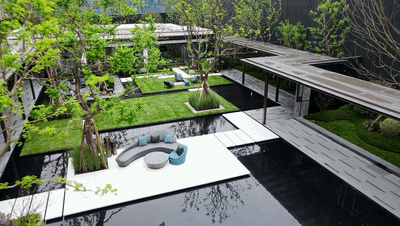 龙湖三千云景园林景观实景图