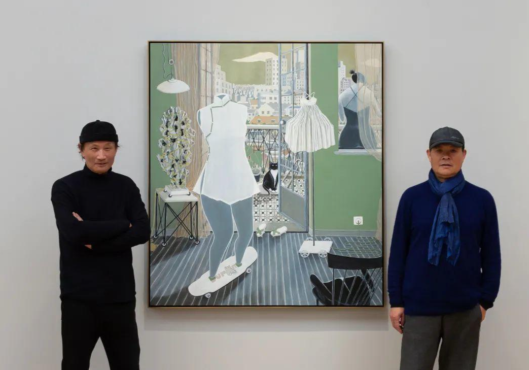 看展|作家举办画展,金宇澄的“繁花”与“错影”__财经头条