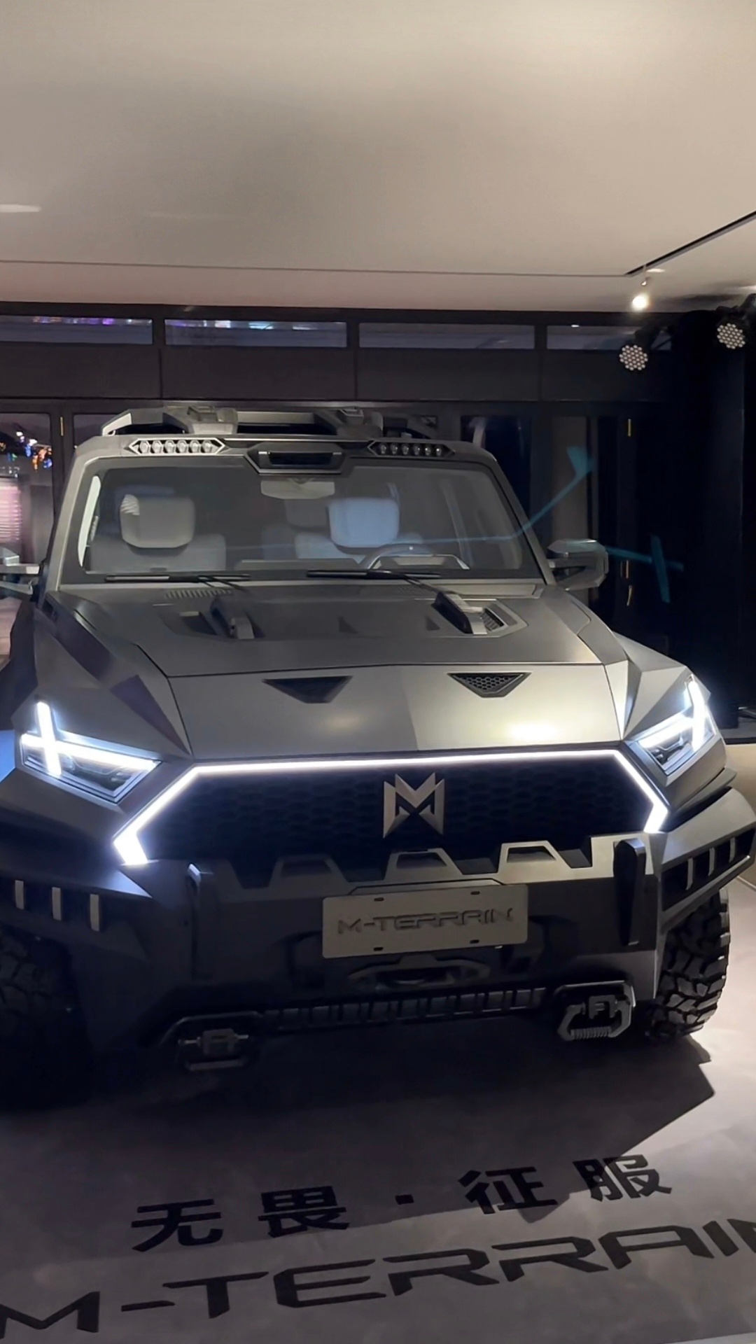 刚看到款新电车东风猛士mterrain