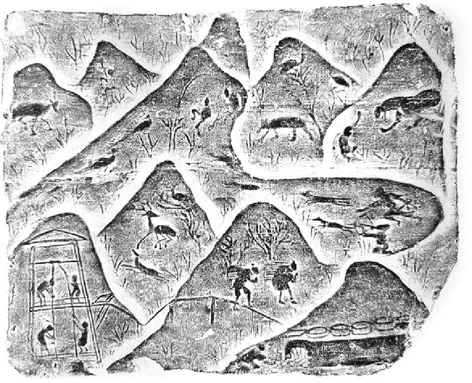 东汉盐井画像砖,生动地再现了成都平原汉代井盐生产的情景