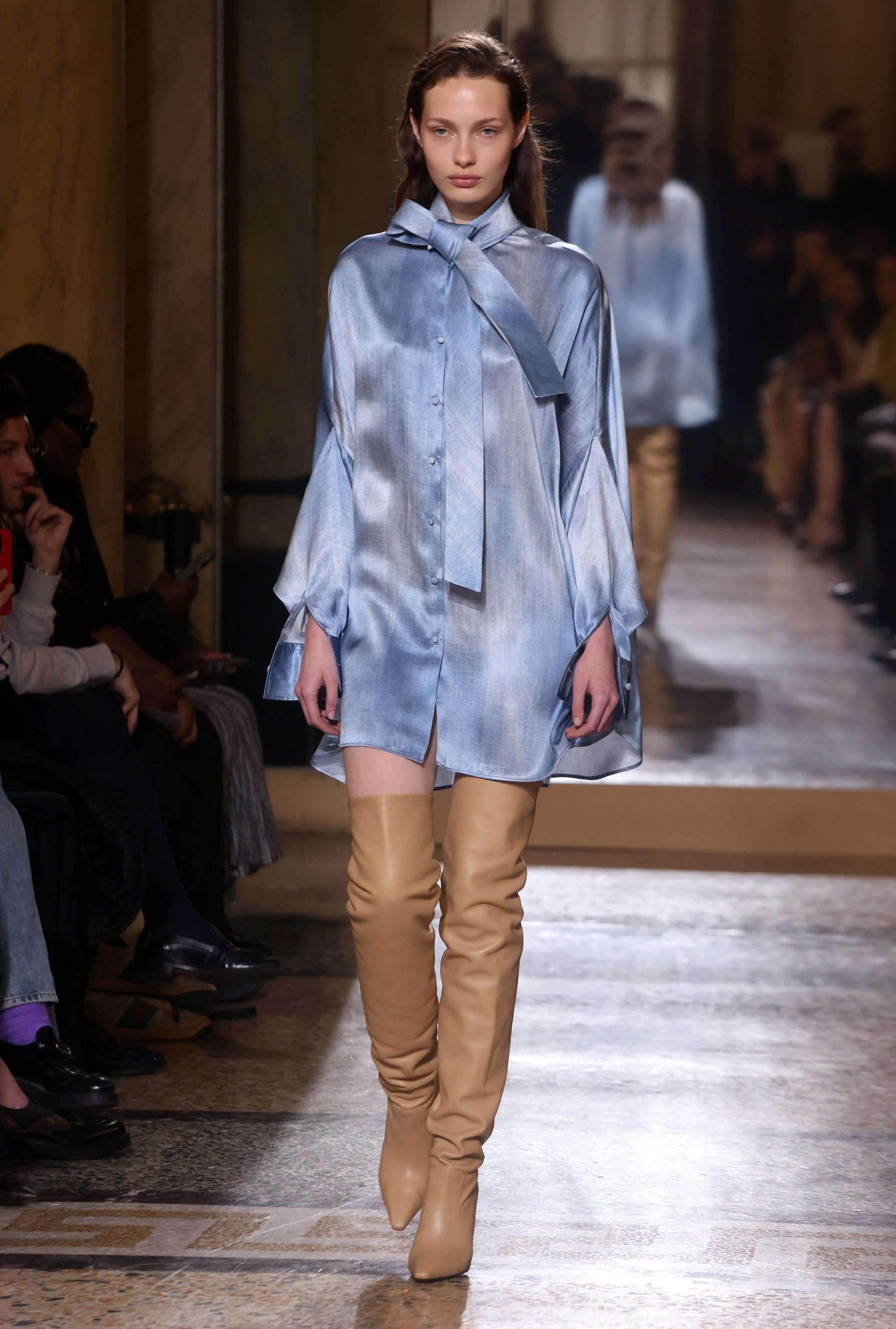 米兰时装周——ermanno scervino品牌时装秀__财经头条