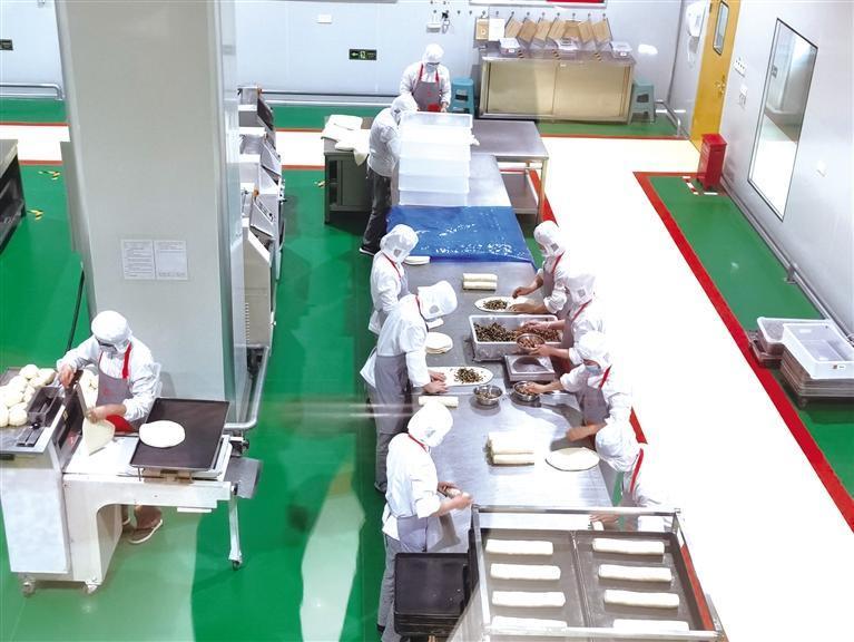 沃德爱礼兰州公司面包生产车间