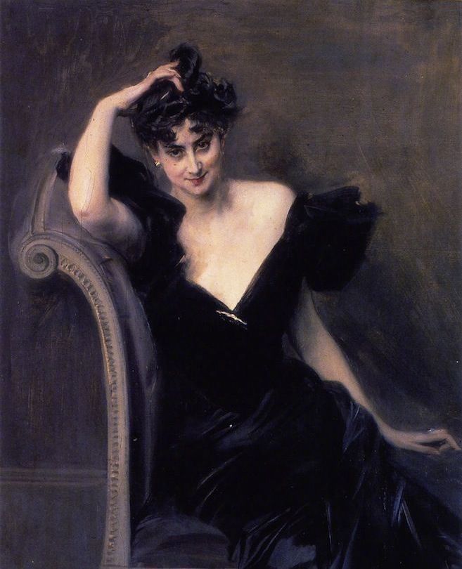 油画中的黑裙子|油画|裙子_新浪新闻