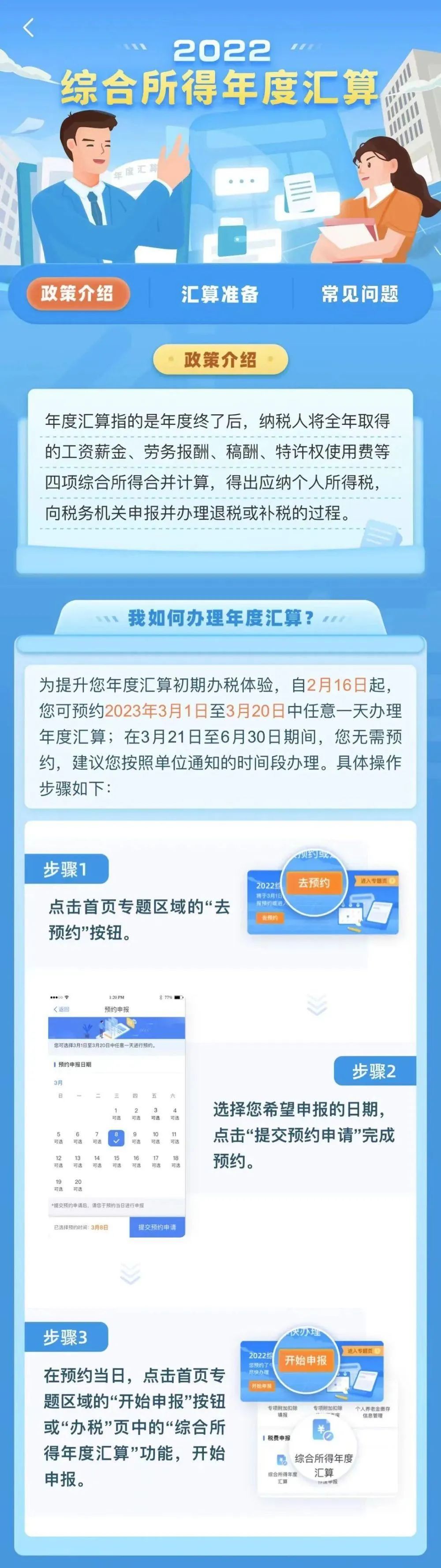 多退少补！2022个税综合所得年度汇算将于3月1日开始