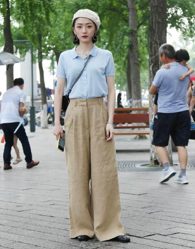 裤子穿“长一点”还是“短一截”？让杭州女生的街拍告诉你答案休闲区蓝鸢梦想 - Www.slyday.coM