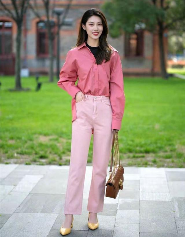 裤子穿“长一点”还是“短一截”？让杭州女生的街拍告诉你答案休闲区蓝鸢梦想 - Www.slyday.coM
