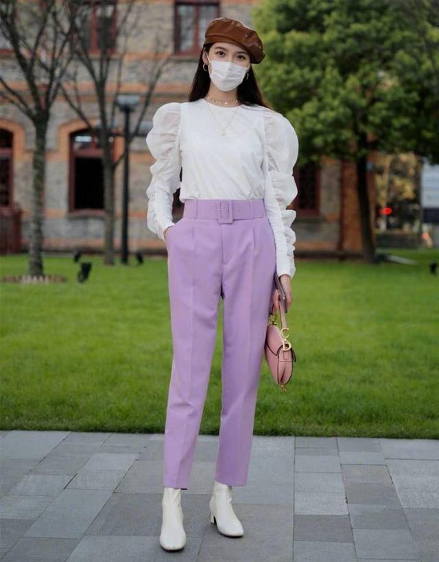 裤子穿“长一点”还是“短一截”？让杭州女生的街拍告诉你答案休闲区蓝鸢梦想 - Www.slyday.coM
