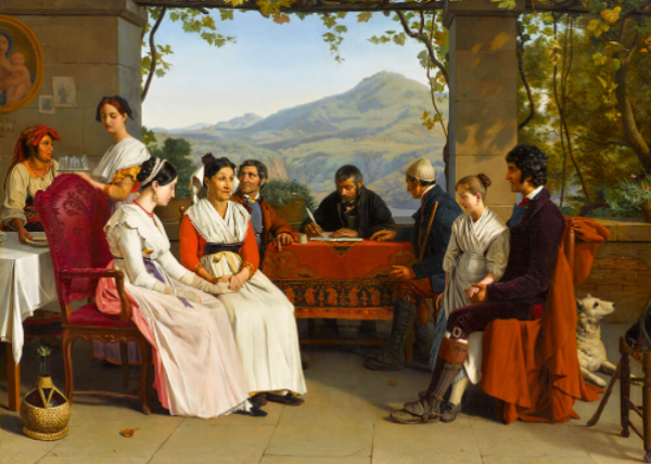 《婚姻契約》，紀堯姆·博迪尼埃，1831年