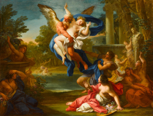 《波雷阿斯掠奪奧雷西亞》，塞巴斯蒂亞諾·孔卡，1715-1730年