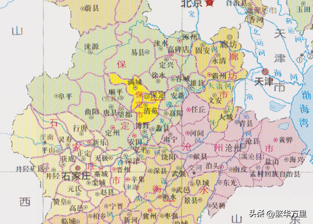 保定市的区划变动,河北省的第3大城市,为何有24个区县?