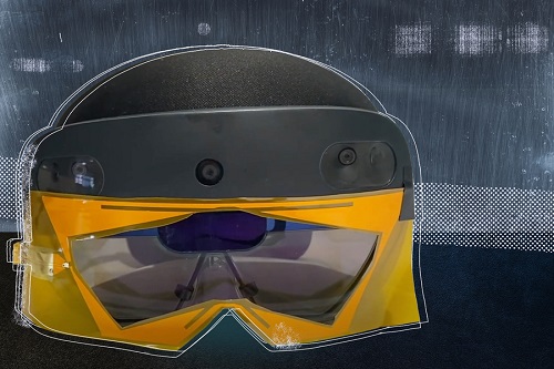 增強現實耳機結合了計算機視覺和無線感知,可以自動定位隱藏在視線之外的特定物品。圖片來源:麻省理工學院網站