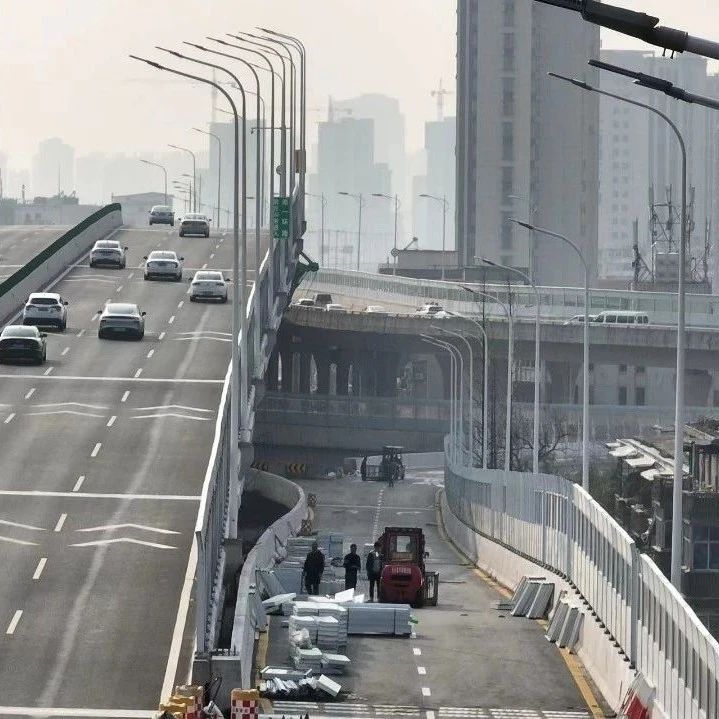 洪腾高架一匝道,预计本周通车!|匝道_新浪新闻