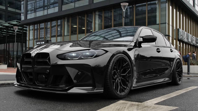 黑武士改装宝马m3 competition视觉大片!