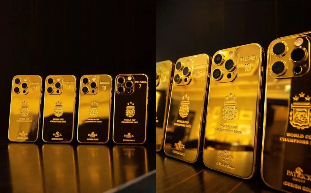 【业界】梅西花百万买手机送队友 35部24k黄金iphone14pro|莱昂内尔