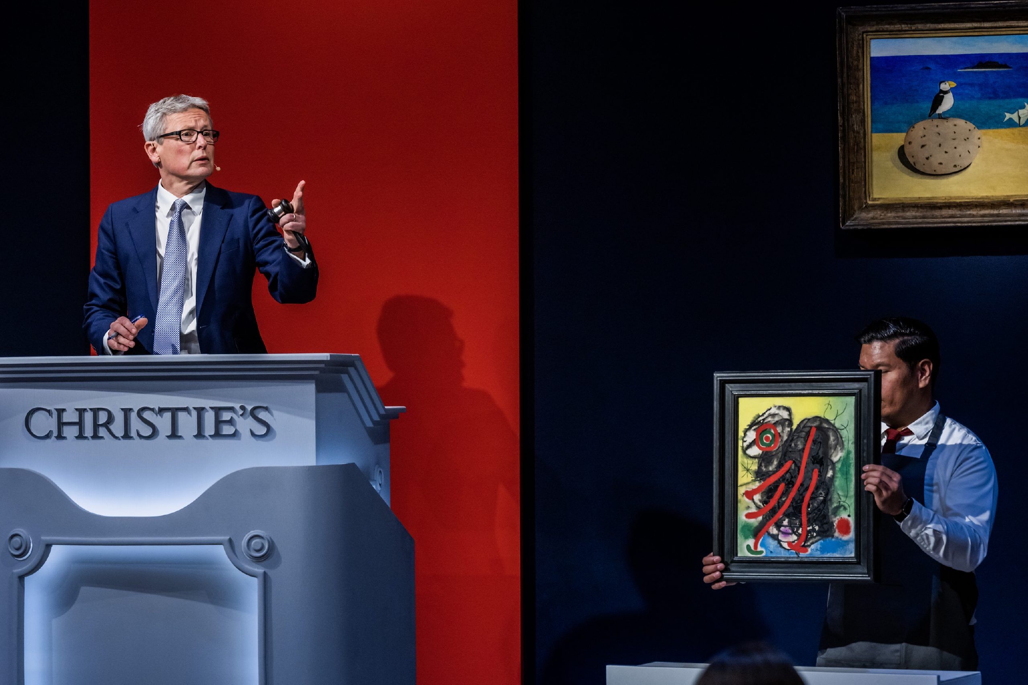 2023佳士得伦敦春拍，佳士得“二十二十一世纪伦敦晚间拍卖”现场