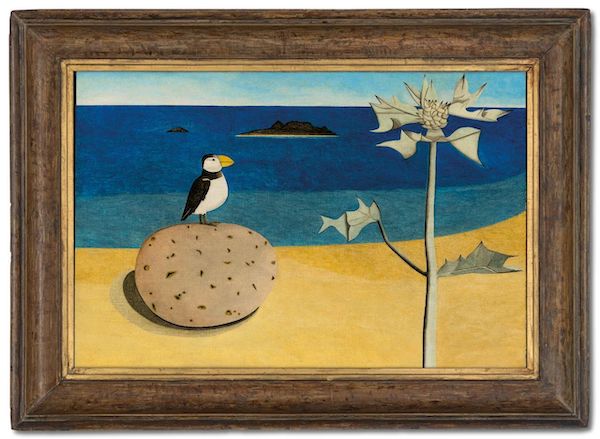 卢西安‧弗洛伊德《锡利群岛的风景》