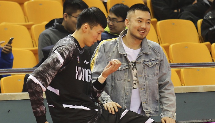 周琦与睢冉(图片来源:视觉中国)