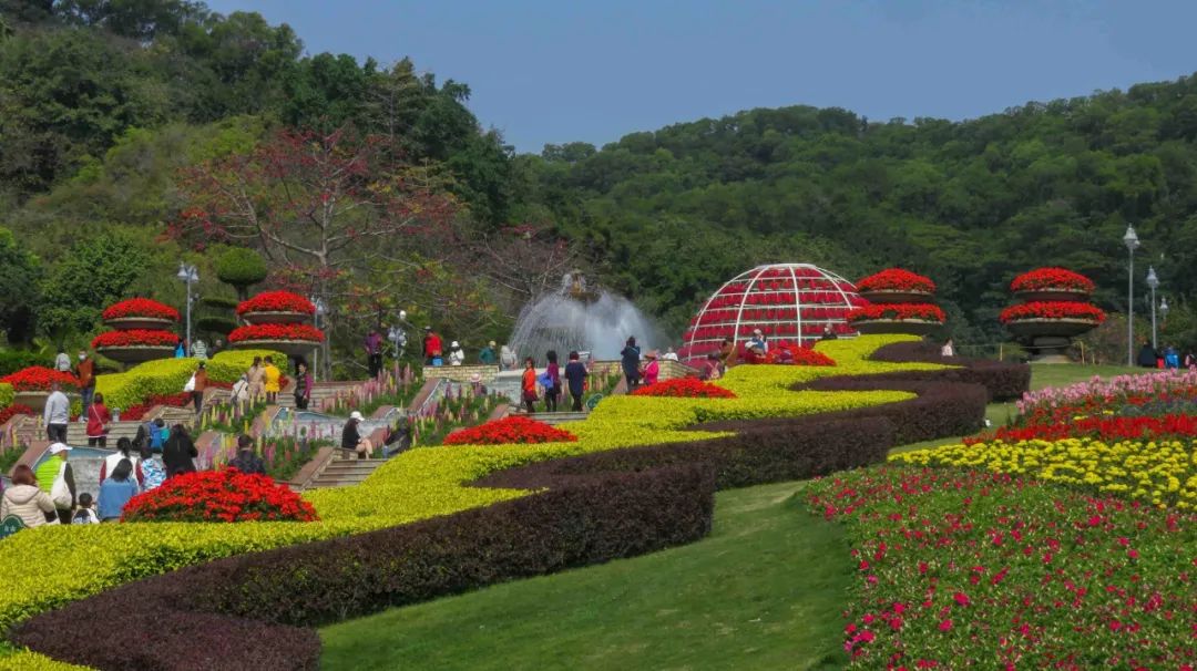 广州白云山云台花园春光无限