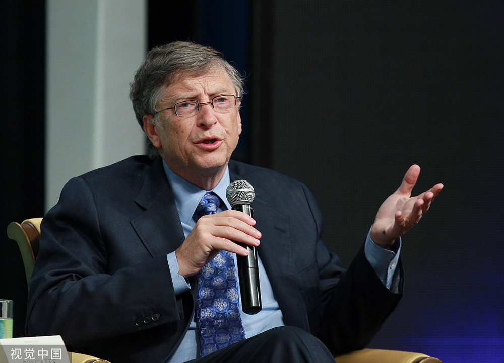 比尔61盖茨.人民视觉 资料图