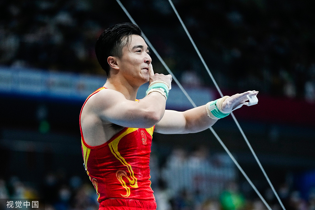 体操世界杯刘洋吊环夺冠,是本站世界杯的首枚金牌