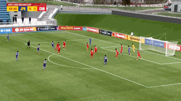 日本队扳平比分。