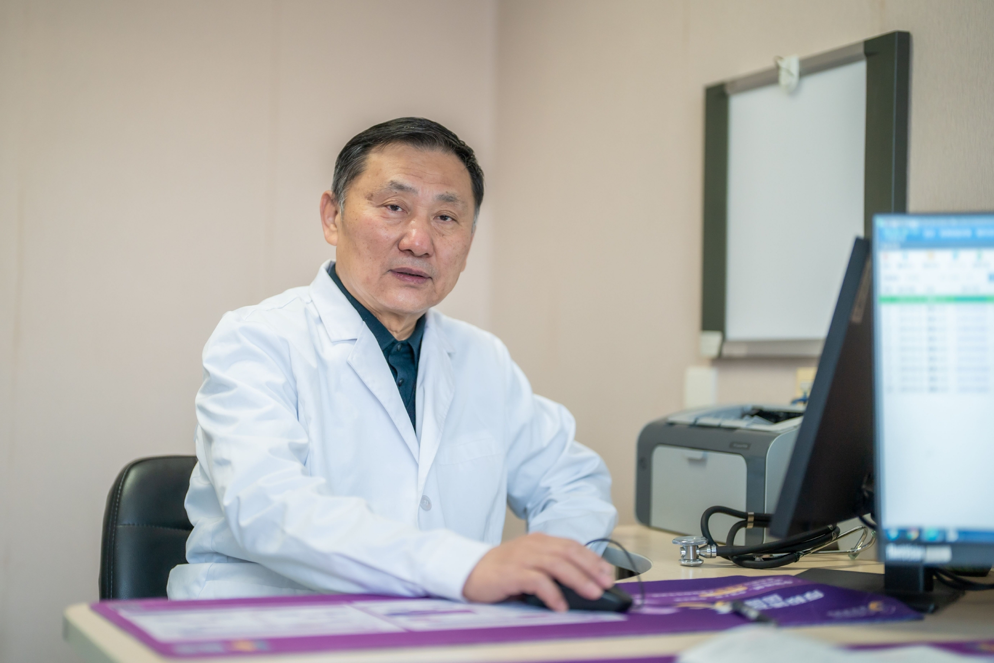 全国政协委员,北京大学第一医院心内科主任霍勇 中国网记者 郑亮摄