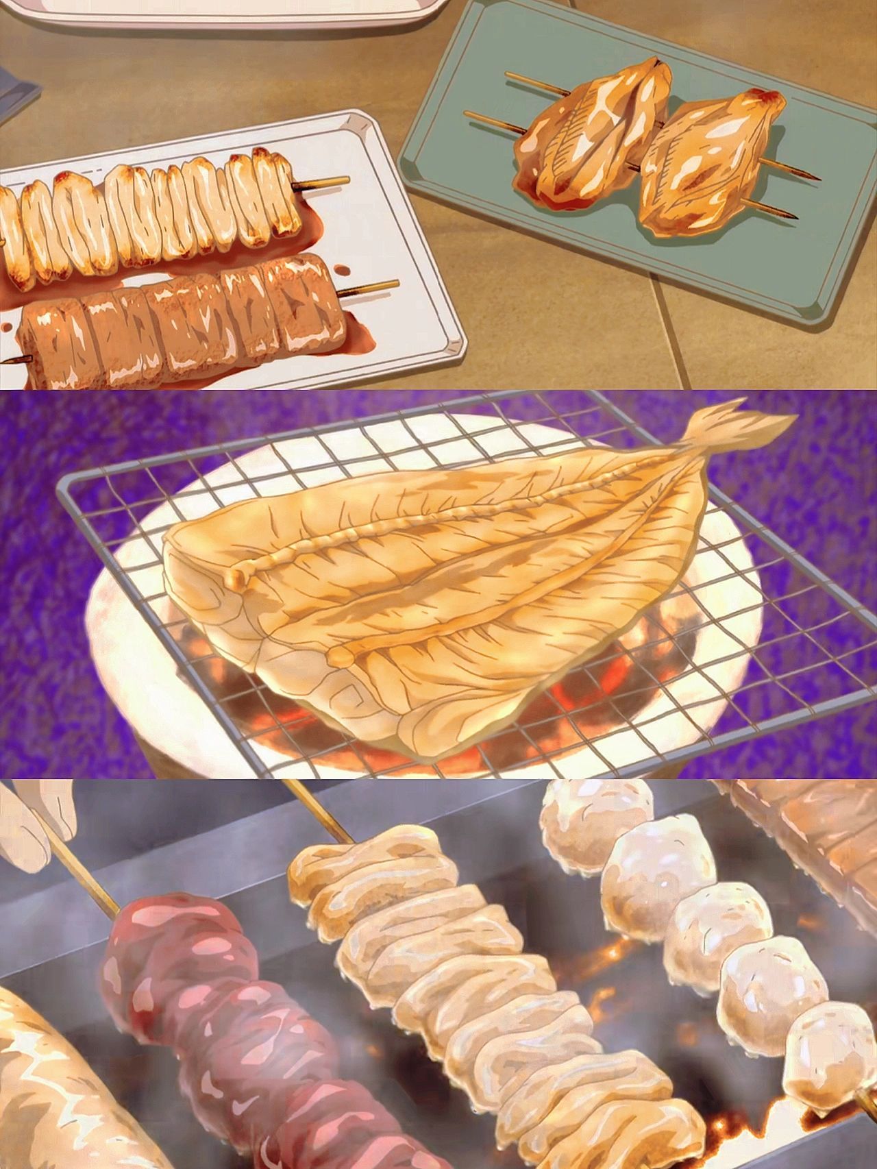 动漫里的治愈美食细节