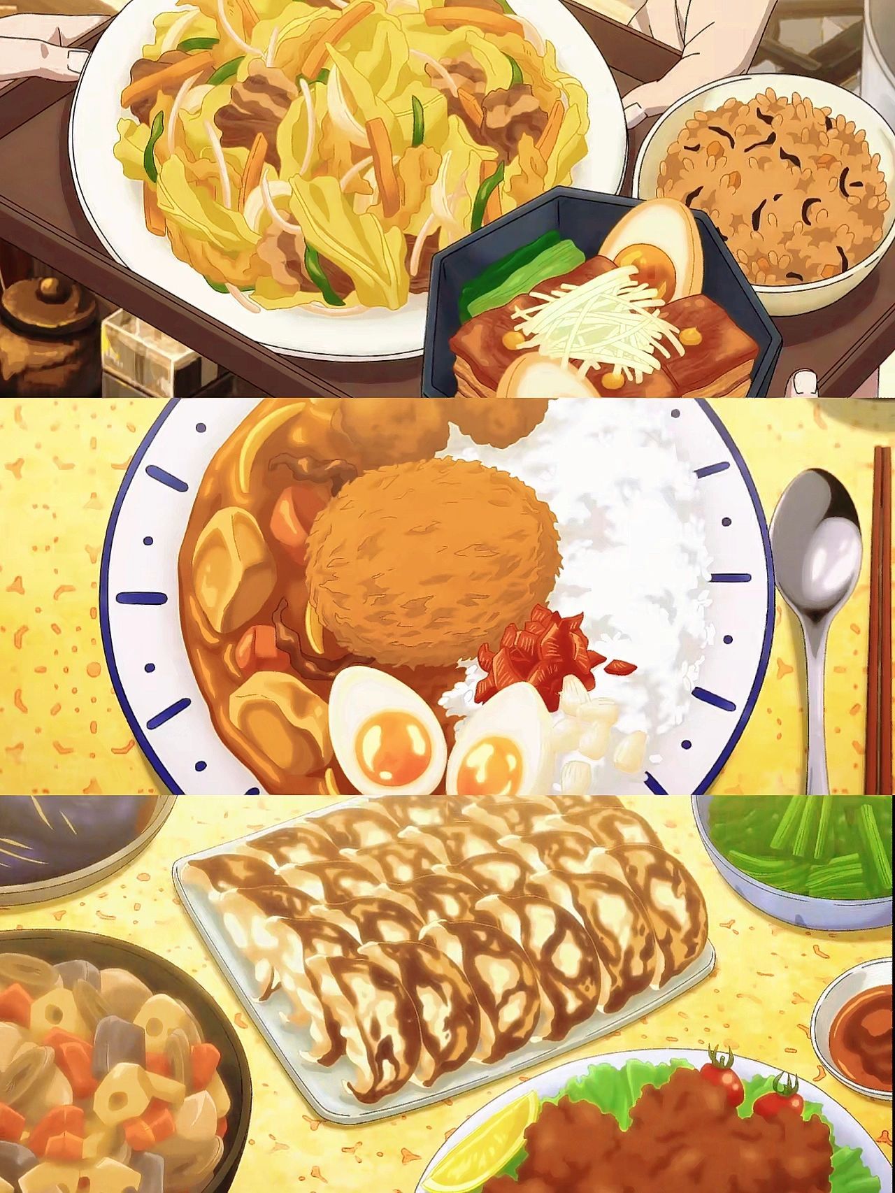 动漫里的治愈美食细节